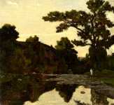 Henri-Joseph Harpignies - A River Scene